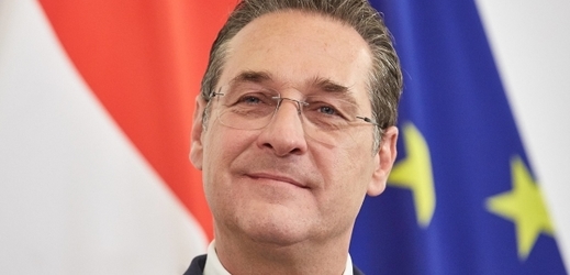 Rakouský vicekancléř Heinz-Christian Strache.