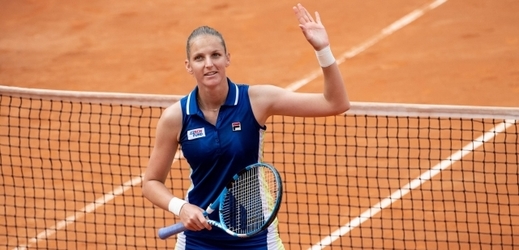 Karolína Plíšková po výhře na turnaji v Římě.