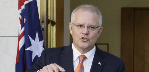 Znovu zvolený australský premiér Scott Morrison.