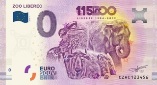 Suvenýrová eurobankovka.
