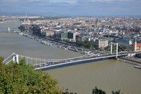 Dunaj v Budapešti. 