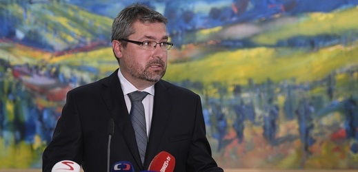 Martin Šebestyán na tiskové konferenci.