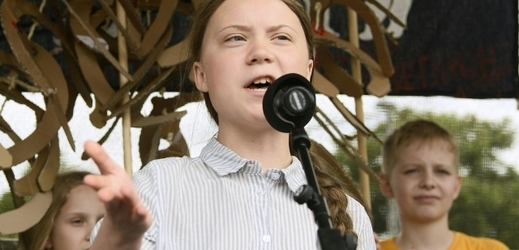 Šestnáctiletá švédská ekologická aktivistka Greta Thunbergová.