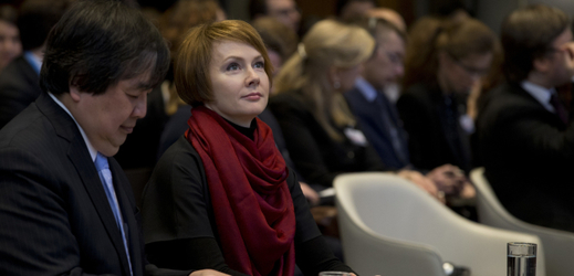 Náměstkyně šéfa ukrajinské diplomacie Olena Zerkalová.