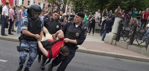 Demonstrace v Rusku.