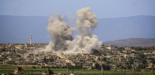 Bombardování Sýrie.