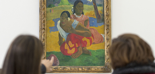 Výstava obrazů Paula Gauguina.
