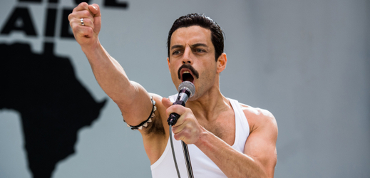 Snímek z filmu Bohemian Rhapsody.