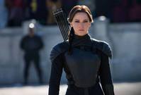 Katniss Everdeenová (Jennifer Lawrenceová) ve filmu Hunger Games.