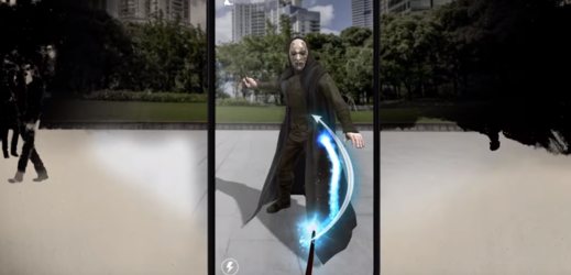 Podoba nové mobilní hry Harry Potter: Wizards Unite.