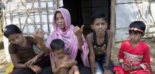 Rohingští uprchlíci.