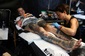 Zájemci se mohli podívat na ukázky prací tetovacích studií.