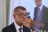 Český premiér Andrej Babiš na zahájení Konference ekonomických diplomatů 2019.