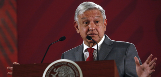 Mexický prezident Andrés Manuel López Obrador.