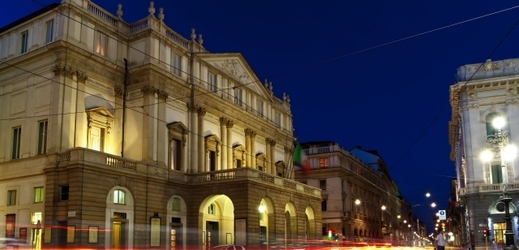 Jeden ze světově nejproslulejších operních domů - La Scala v Miláně.