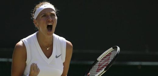 Česká tenistka Petra Kvitová po vítězství ve 2. kole Wimbledonu.
