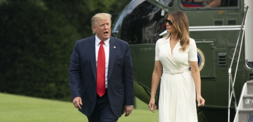 Donald Trump s manželkou Melanií. 