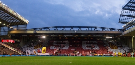 Stadion Liverpoolu. 