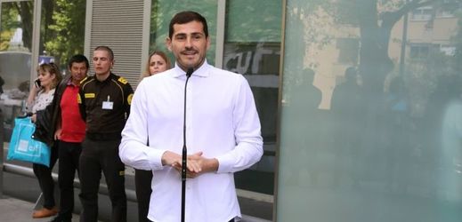 Fotbalový brankář Iker Casillas.