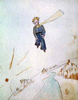 Ilustrace z knížky Malý princ.