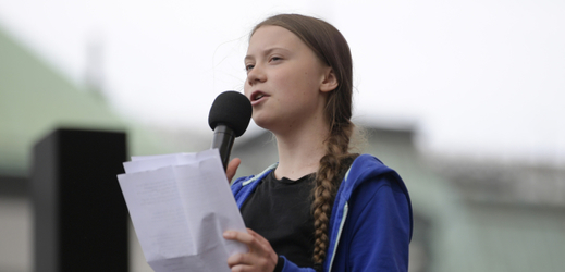 Švédská ekologická aktivistka Greta Thunbergová.