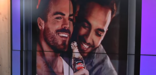 Reklama Coca-Coly vyjadřující podporu LGBTQ komunitě.