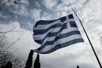 Vlajka Řecka.