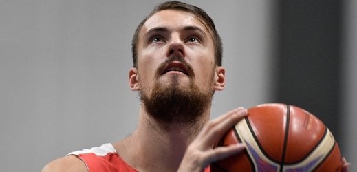 Český basketbalista Ondřej Balvín.