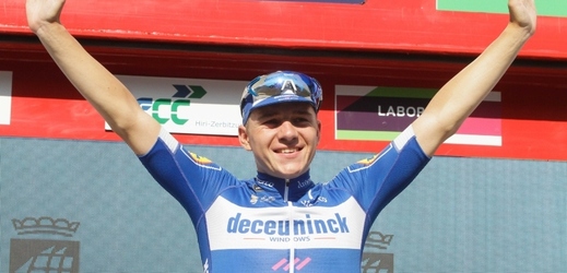 Belgický cyklista Remco Evenepoel.