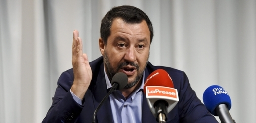 Italský vicepremiér a ministr vnitra Matteo Salvini.