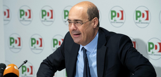 Lídr italské Demokratické strany (PD) Nicola Zingaretti.