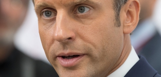 Francouzský prezident Emmanuel Macron. 