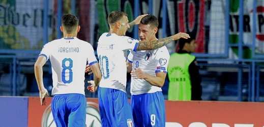 Fotbalisté Itálie otočili v Arménii kvalifikační duel o postup na mistrovství Evropy 2020.