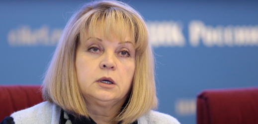 Předsedkyně ústřední volební komise Ruské federace Ella Pamfilovová.