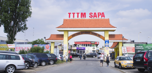 Vietnamská tržnice Sapa.