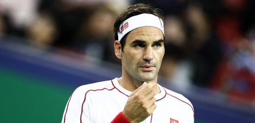 Tenisový velikán Roger Federer.