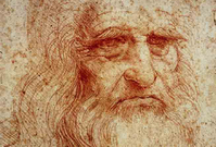 Autoportrét renezančního umělce Leonarda da Vinci.
