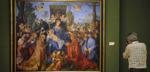 Obraz Růžencová slavnost německého malíře Albrechta Dürera.