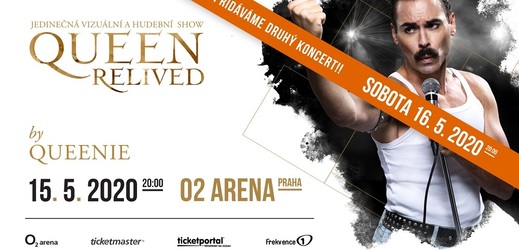 Megakoncert Queen Relived 2020 bude v O2 areně hned dvakrát.