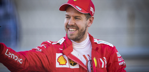 Sebastian Vettel z Ferrari.