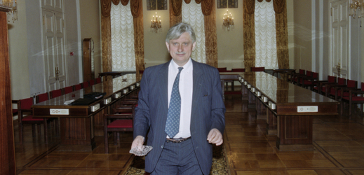 Bývalý československý ministr zahraničí Jiří Dienstbier. 