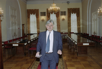 Bývalý československý ministr zahraničí Jiří Dienstbier. 