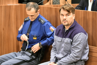 Marek Dalík u soudu. 