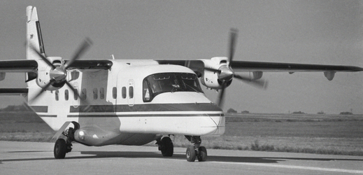 Dvoumotorové letadlo typu Dornier 228.