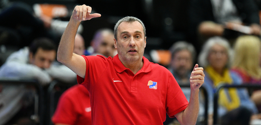 Trenér české basketbalové reprezentace Ronen Ginzburg.