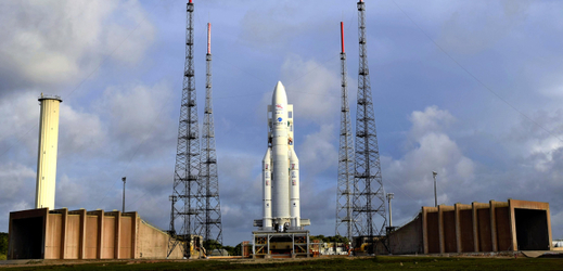 Raketa Ariane 5 ve Francouzské Guyaně.