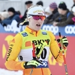 Němka Victoria Carlová při závodě v Davosu.