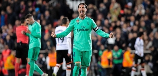 Kapitán Realu Madrid Sergio Ramos se raduje z gólu.