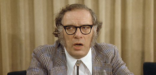 Spisovatel Isaac Asimov v roce 1974. 