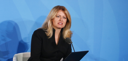 Slovenská prezidentka Zuzana Čaputová. 